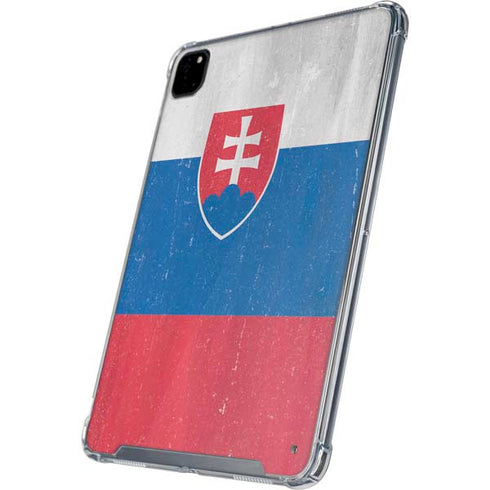 Slovakia Flag Distressed iPad Cases